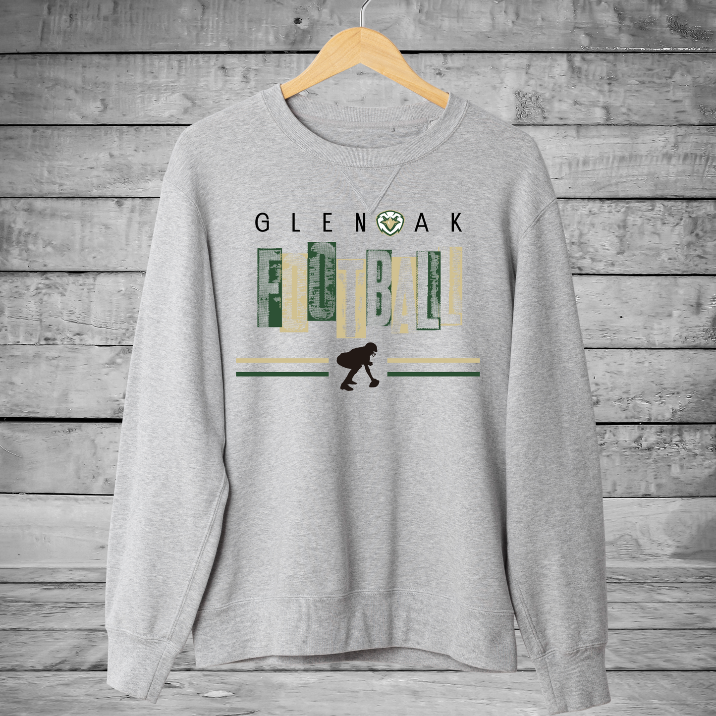 Grunge Block Football Crew