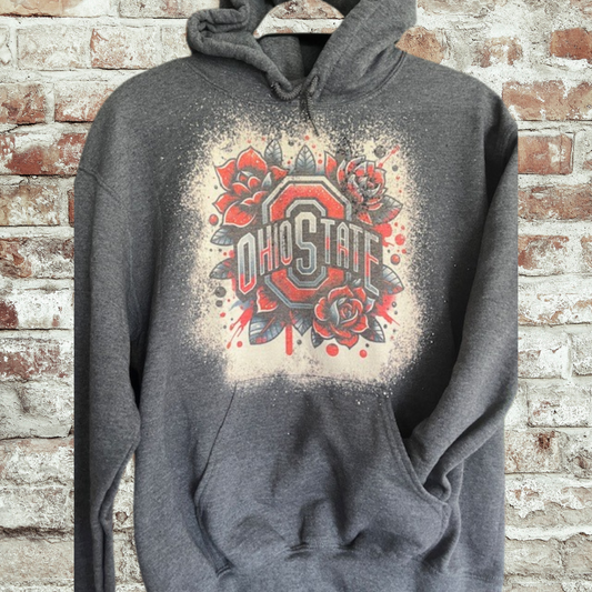 Midnight Floral OSU Hoodie