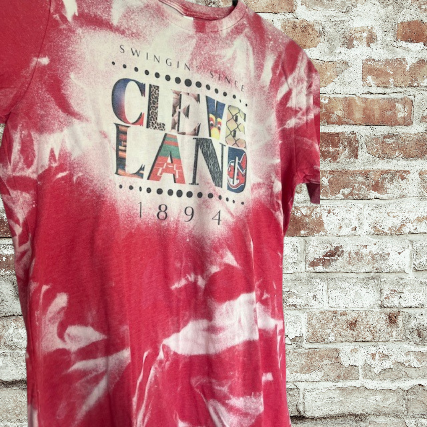 Cleveland Indians Block Letter Tee