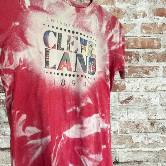 Cleveland Indians Block Letter Tee
