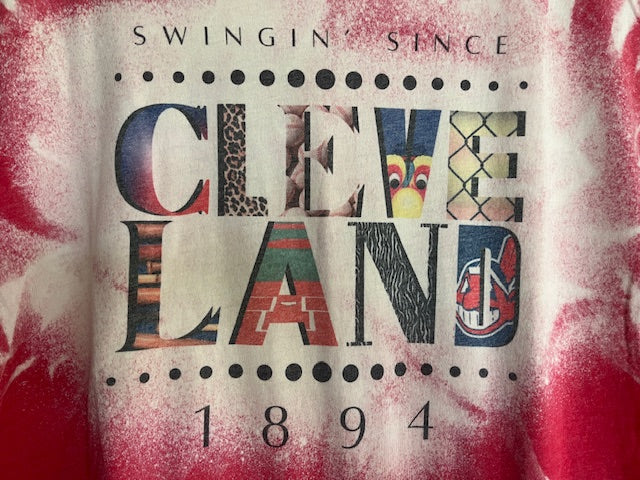 Cleveland Indians Block Letter Tee